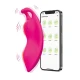 Chilot vibrator pentru punctul G, fuchsia, silicon medical & ABS, control prin APP, set cu clip magnetic, Free App