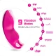 Chiloți vibratori cu vibrator pentru punctul G, telecomandă, fucsia, control la distanță
