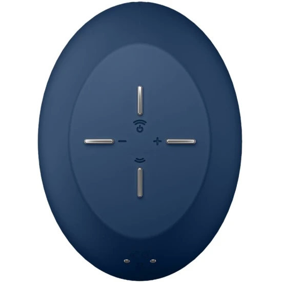 Stimulator și vibrator Air Power 4 din silicon, albastru