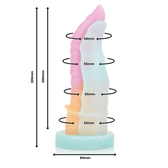 DILDO tip model KELPIE, Spirit de apă, formă de cal, culoare Black