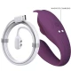 Stimulator și vibrator C-shape din silicon, mov