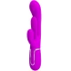 Vibrator Rabbit Triplu Multifuncțional din silicon, roz
