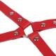 Cătușe cu Centură Bondage - Roșu, Mărime Unică
