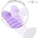 Vibrator BRENDA din silicon, mov, M, 10 vibrații, telecomandă
