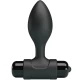 Plug Anal Vibrator - 10 Vibrații, Negru, Mărime Unică