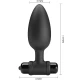 Plug anal vibrator, Negru