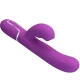 Vibrator Rabbit 3 în 1 din silicon, mov