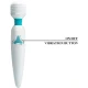 Vibrator tip wand din silicon, alb, 7 vibrații