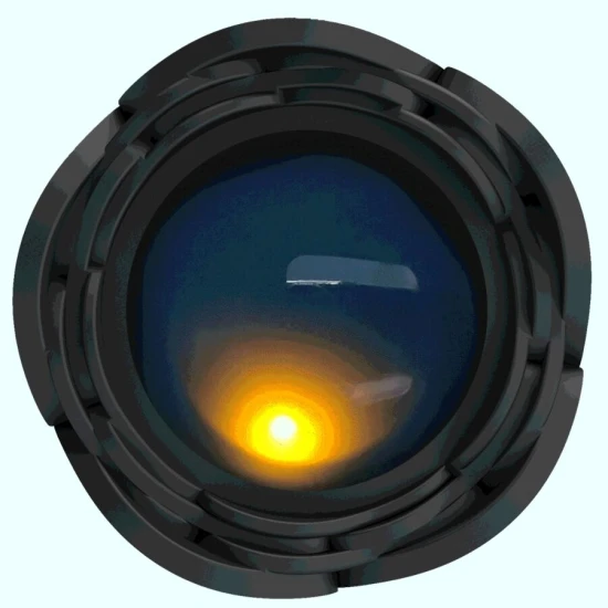 Plug anal LED din silicon, negru, 12.5 cm