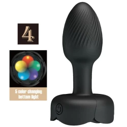 Plug Anal Olman - Negru, 8.8 cm