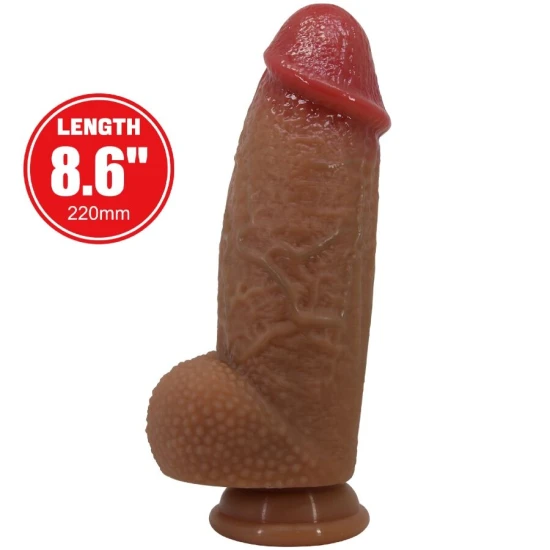 DILDO ULTRA REALISTIC, 22 CM, Roz