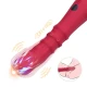 Stimulator vibrator dildo termoreglabil, punct A, roșu
