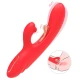 Stimulator vibrator cu limbă oscilantă pentru stimulare punct G și clitoris, roșu