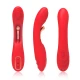 Vibrator cu limbă oscilantă din silicon medical, roșu