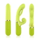 Stimulator vibrator A-Spot cu funcție inflatable, din silicon medical, verde teal