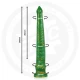 DILDO Hylos, Green Flash, Verde
