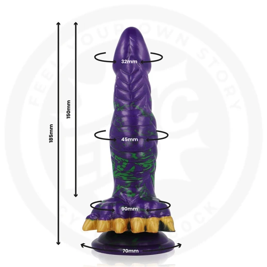 Dildo Crocotta - Mystic Aurora, Multicolor, Unic