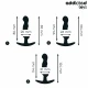 Set 3 dopuri anale din silicon, Model 1