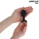 Set de 3 dopuri anale din silicon cu bijuterie, Roz