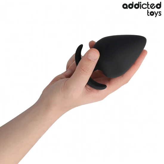 Plug anal din silicon, XXL, 11 cm