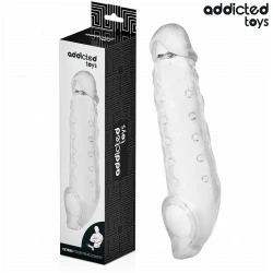 Extensor penis transparent din material transparent, S
