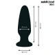 Plug anal, model cu bijuterie, silicon, S, 8,8 cm