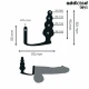 Plug anal cu inel, Model 5, Negru