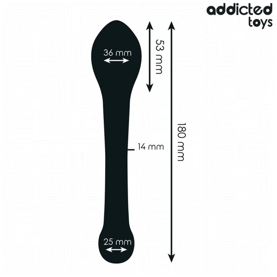 Stimulator anal din silicon 18 cm