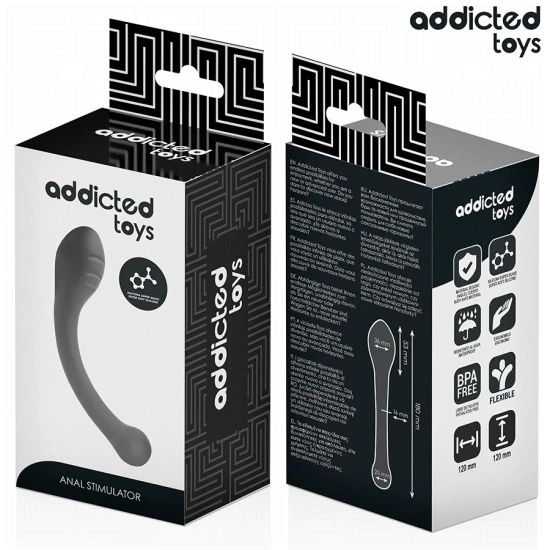 Stimulator anal din silicon 18 cm