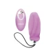 Ou vibrator cu telecomandă din silicon, negru