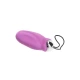 Ou vibrator cu telecomandă din silicon, negru