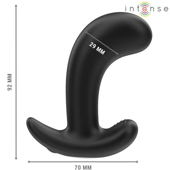 Plug Anal Chandler - 10 Vibrații, Negru, Control de la Distanță