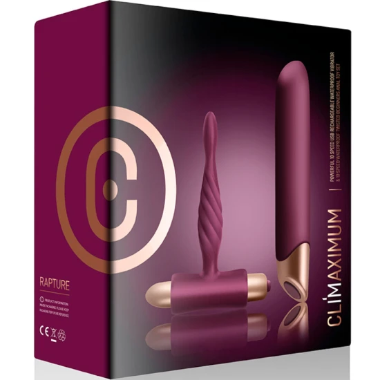Set vibrator clasic + dop anal pentru începători