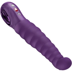 Vibrator G-spot din silicon, violet închis, universal
