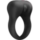 Inel vibrator pentru penis din silicon, negru