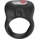 Inel vibrator pentru penis din silicon, negru