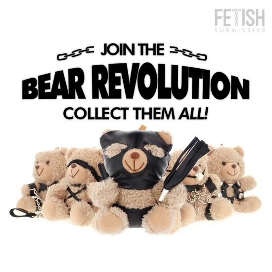 LUNO - Model BDSM Teddy Bear, Negru