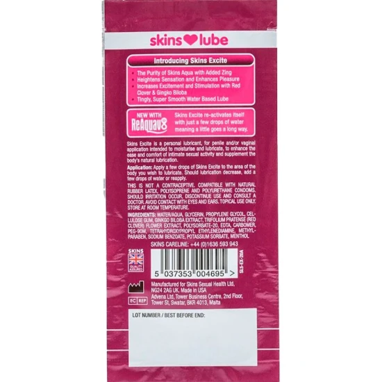 Lubrifiant pe bază de apă - Single-dose 5 ml