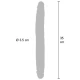 Dildo Dublu-Încheiat - Realist, Caramel, 35 cm