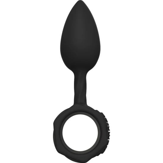 Set 3 dopuri anale de antrenament din silicon, negru