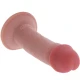 DILDO Model Deluxe, TPE, Negru, 18 cm