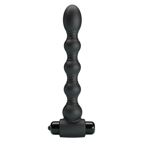 Vibrator anal cu masaj, Negru