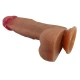 Dildo realist cu ventuză din silicon, culoare flesh, 19,3 cm
