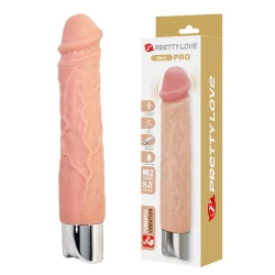 Dildo realist flexibil cu vibrații, silențios, USB-C