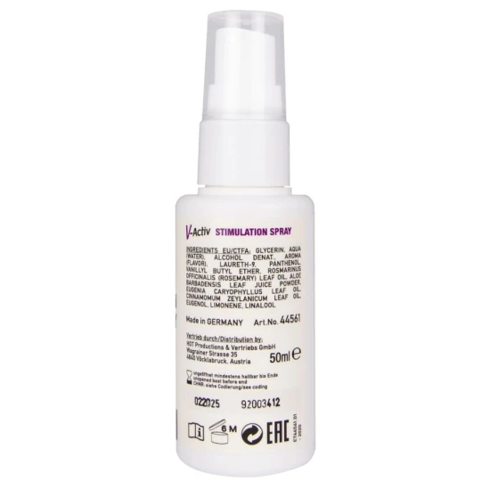 Spray de stimulare V-Active pentru femei, Roz, 50 ml
