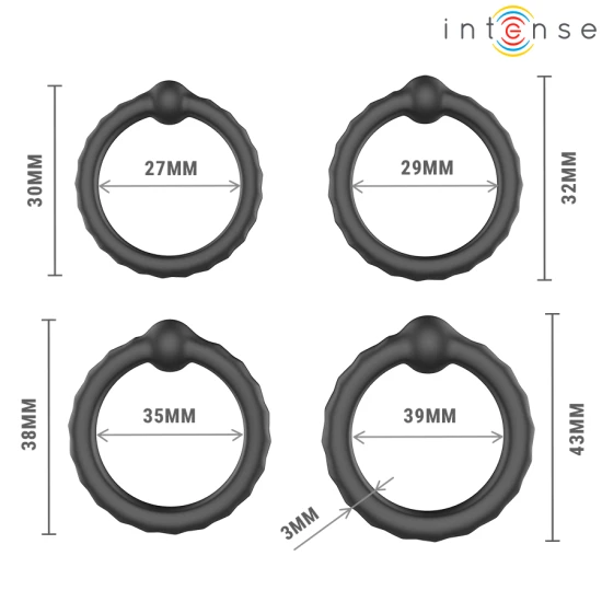 Michiel Set De 4 Inele Pentru Penis Model 10