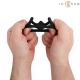 Inel penis ajustabil U-shape din material flexibil, negru