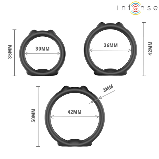 Set Peter Din 3 Inele Pentru Penis Model 9