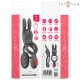 Inel vibrator dublu Quinn din silicon și ABS, cu telecomandă