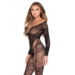 Jumpsuit Leg Avenue Net & Lace: Seducție Fără Limite